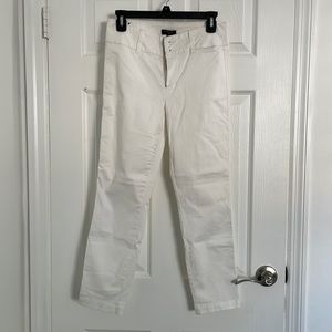 Tinsel white wide waisted comfortable button up pants